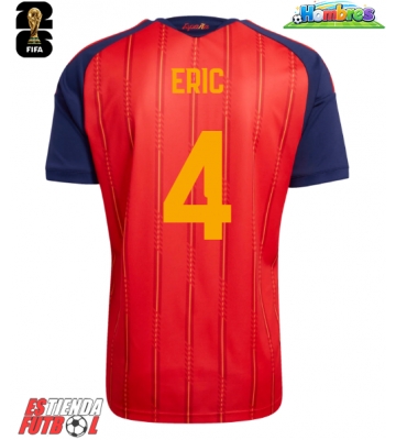 España Eric Garcia #4 Primera Equipación Mundial 2026 Manga Corta